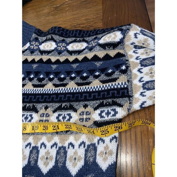 Vintage 90s Mock Neck Adele Sweater Cottagecore Grandmacore Knitwear Women’s XXL - Picture 5 of 6